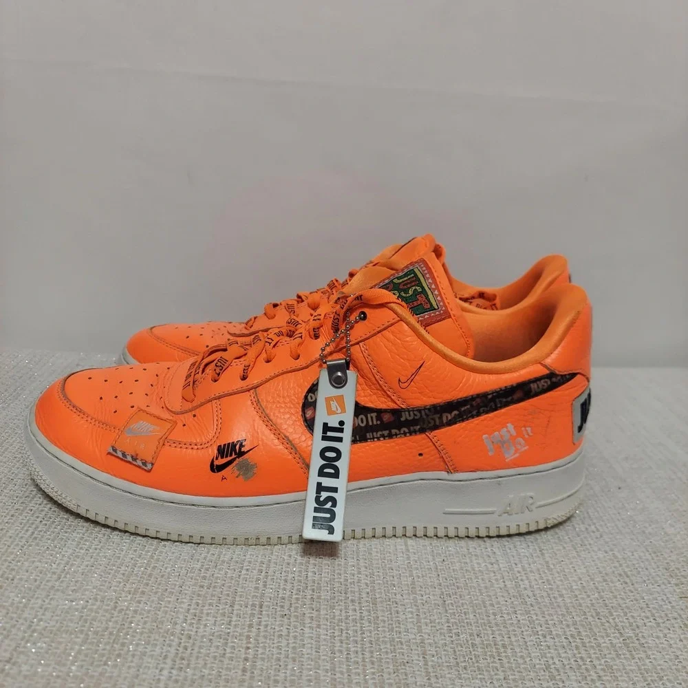 Nike Air Force 1 Low Just Do It Orange 2018 AR7719-800 Men's Size 11